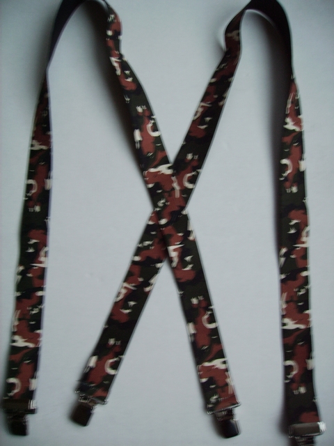 CAMOUFLAGE 1 1/2" X 48" long With 2 Strong Chrome Adjusters And 4 Grips. UB220N48SCJG