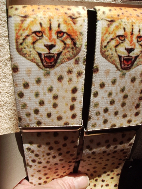 WILDLIFE CHEETAH 1 1/2"X48" Suspenders with 4 strong 1"x 1" Grips and 2 Length Adjusters in the front, all in Stainless Steel FINISH. Entirely Stretchable Hand Washable and Hang to Dry Cotton/Polyester Material. UB220N48WLCH
