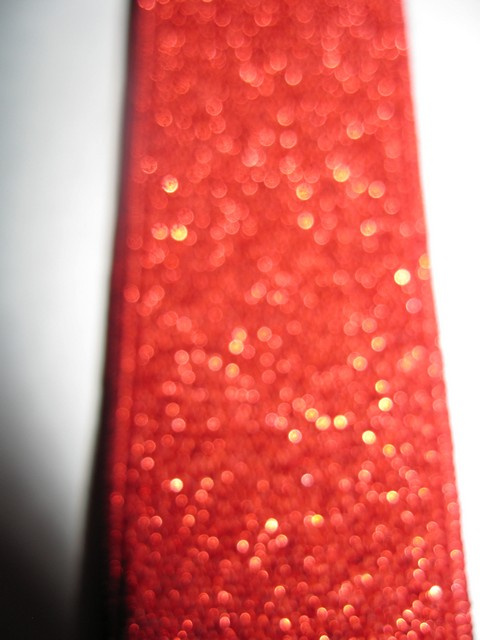 RED GLITTER "X" STYLE 1 1/4"X48" long "FORMAL WEAR" FRENCH SATIN FINISH Suspenders WiTH 4 STRONG CHROME ADJUSTERS AND GRIPS      GF760N48RED