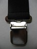 LARGE Replacement STAINLESS STEEL GRIPS for Suspenders or other uses. One Pair Per Package. Oval Corner Square Style with Strong Non-Slipping Stainless Steel Teeth. 1"wide x 1" long.
